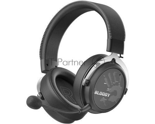 Наушники с микрофоном A4Tech Bloody MR590 Sports черный 1.5м мониторные BT/Radio/3.5mm оголовье (MR590 + WIRED/SPORT BLACK)