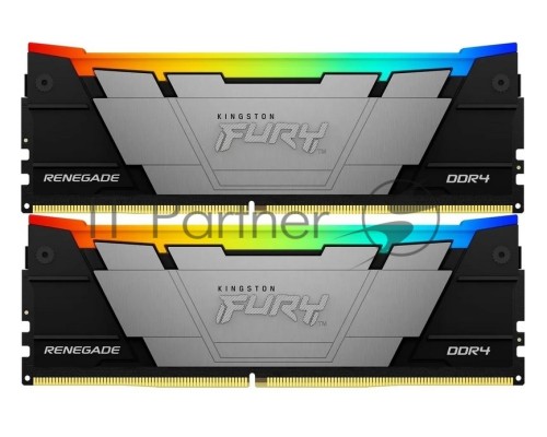 Оперативная память Kingston DDR4 2x16GB 3600MHz KF436C16RB12AK2/32 Fury Renegade RGB RTL Gaming PC4-28800 CL16 DIMM 288-pin 1.35В dual rank с радиатором Ret