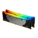 Оперативная память Kingston DDR4 2x16GB 3600MHz KF436C16RB12AK2/32 Fury Renegade RGB RTL Gaming PC4-28800 CL16 DIMM 288-pin 1.35В dual rank с радиатором Ret