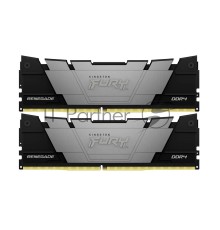 Оперативная память Kingston DDR4 2x32GB 3200MHz Kingston KF432C16RB2K2/64 Fury Renegade Black RTL Gaming PC4-25600 CL16 DIMM 288-pin 1.35В dual rank с радиатором Ret