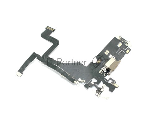 Шлейф с разъемом зарядки и микрофоном для Apple iPhone 13 Pro, золотистый