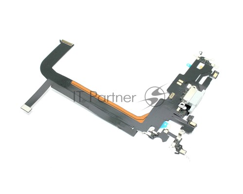 Шлейф с разъемом зарядки и микрофоном для Apple iPhone 13 Pro Max, белый