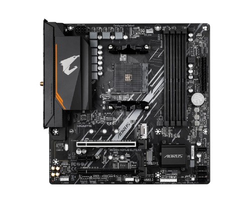 [Материнская плата] Gigabyte B550M AORUS ELITE AX {Soc-AM4 AMD B550 4xDDR4 mATX AC`97 8ch(7.1) GbLAN RA}