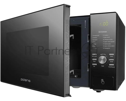 Микроволновая печь Polaris PMO 2303DG черный 23л 900Вт кнопки, поворотный механизм