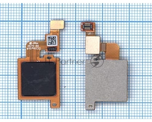 Шлейф со сканером отпечатка пальца для Xiaomi Mi 5x черный