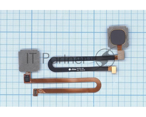 Шлейф со сканером отпечатка пальца для Xiaomi Mi 5S Plus черный
