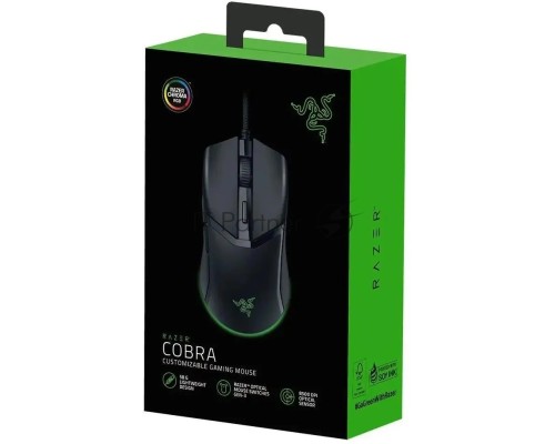 Мышь проводная Razer Cobra черный, 8500 dpi, USB, кнопки - 6