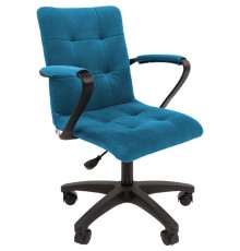Офисное кресло Chairman 030 Россия ткань Т-75 бирюзовый, пластик (7107533)