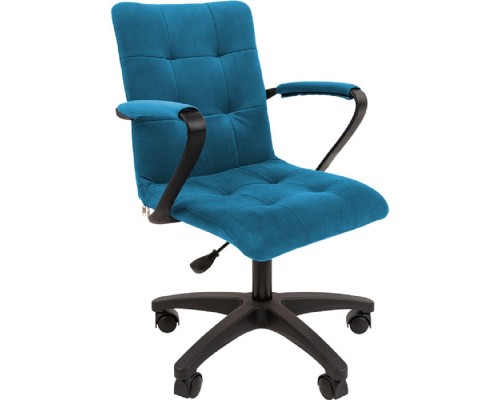 [Офисные кресла] Офисное кресло Chairman 030 Россия ткань Т-75 бирюзовый, пластик (7107533)