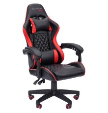 Офисное кресло Chairman CH28 экокожа, черно-красный (7162900)