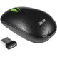 Мышь беспроводная Acer OMR307 черный, 1600 dpi, радиоканал, USB, кнопки - 4