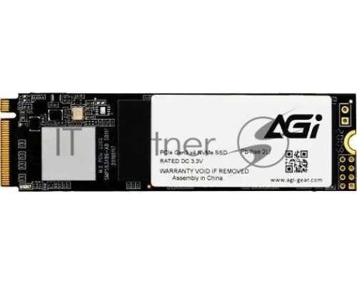 Накопитель SSD M.2 2280 512GB AGI AI298 Client SSD PCI-E 3.x x4, 3D NAND