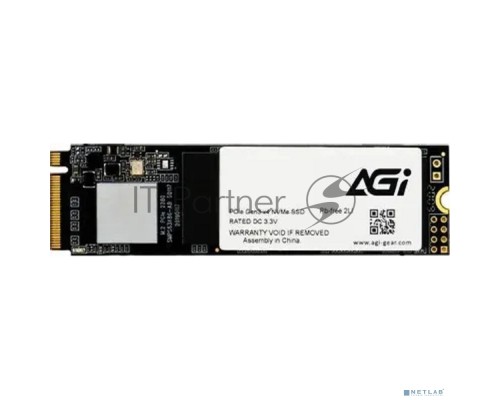 Накопитель SSD M.2 2280 512GB AGI AI298 Client SSD PCI-E 3.x x4, 3D NAND