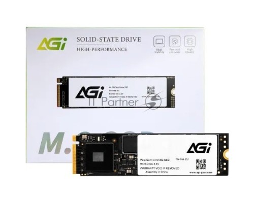 Накопитель SSD AGi M.2 2TB AGI2T0G44AI838 3D NAND TLC, 7400/6700