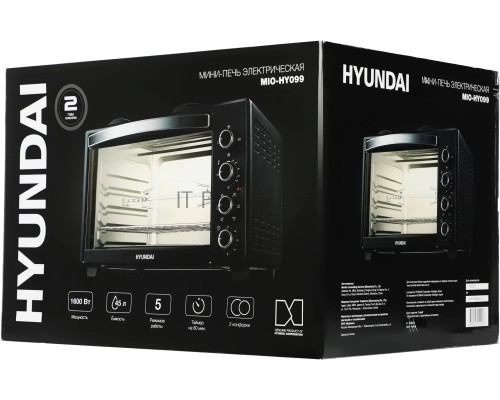 Мини-печь Hyundai MIO-HY099 45л. 2000Вт черный