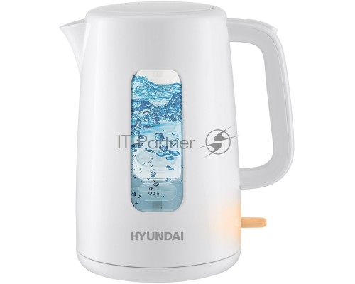 Чайник электрический Hyundai HYK-P3501 2.5л. 2200Вт белый (корпус: пластик)