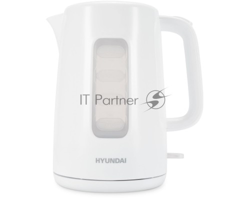 Чайник электрический Hyundai HYK-P3501 2.5л. 2200Вт белый (корпус: пластик)