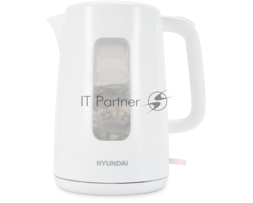 Чайник электрический Hyundai HYK-P3501 2.5л. 2200Вт белый (корпус: пластик)