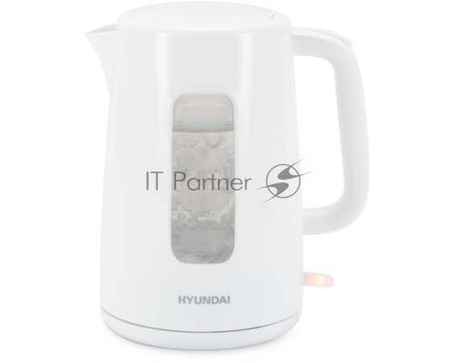 Чайник электрический Hyundai HYK-P3501 2.5л. 2200Вт белый (корпус: пластик)