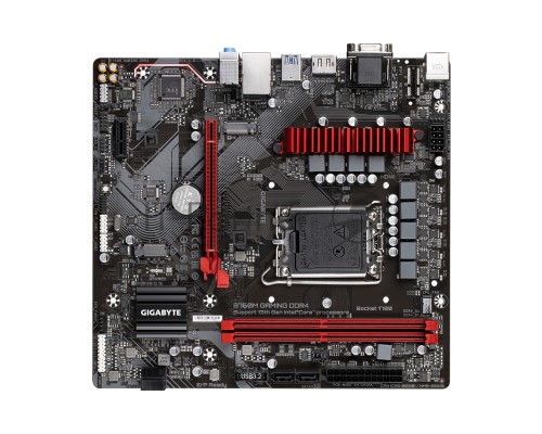 Материнская плата GIGABYTE B760M GAMING DDR4, LGA 1700, Intel B760, 2xDDR4, 4xSATA, 2xM.2, 1xPCI-E 4.0 x16, 1xPCI-E x1, 1xHDMI, 1xDP, 1xVGA, 1x 2.5Gb LAN, 2xUSB-A 2.0, 3xUSB-A 3.2 Gen 1, 1xUSB-C 3.2 Gen 1, 3x3.5 мм, 7.1, Micro-ATX