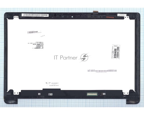 Модуль (матрица + тачскрин) для Asus TP550LA-1A черный с рамкой