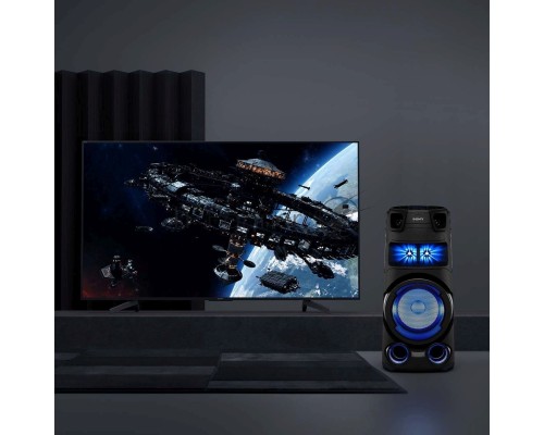 Минисистема Sony MHC-V73D черный CD CDRW DVD DVDRW FM USB BT