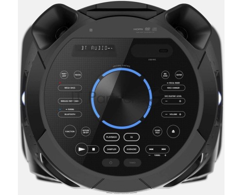 Минисистема Sony MHC-V73D черный CD CDRW DVD DVDRW FM USB BT