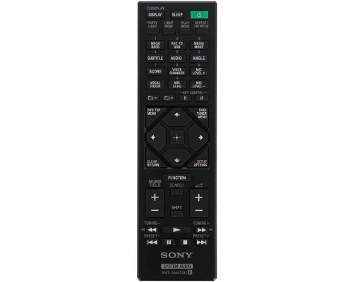 Минисистема Sony MHC-V73D черный CD CDRW DVD DVDRW FM USB BT