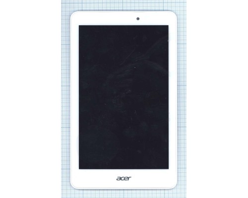 Модуль (матрица + тачскрин) для Acer Iconia Tab A1-850 белый с рамкой