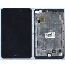 Модуль (матрица + тачскрин) для Acer Iconia Tab A1-850 черный с рамкой