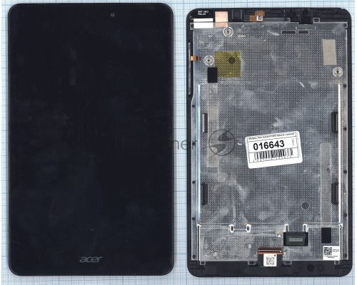 Модуль (матрица + тачскрин) для Acer Iconia Tab A1-850 черный с рамкой