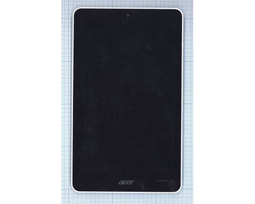 Модуль (матрица + тачскрин) для Acer Iconia One 8 B1-820 черный с белой рамкой