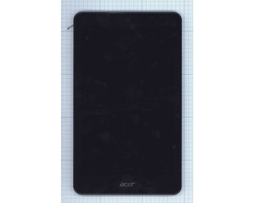 Модуль (матрица + тачскрин) для Acer Iconia One 8 B1-820 черный с черной рамкой