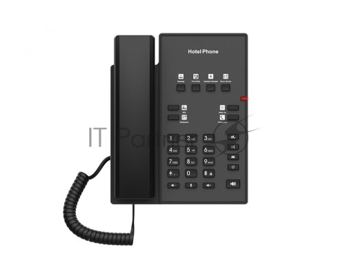 Телефон IP Fanvil H1 черный (H1 HOTEL PHONE) (упак.:1шт)