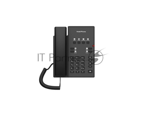 Телефон IP Fanvil H1 черный (H1 HOTEL PHONE) (упак.:1шт)