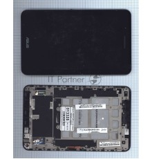Модуль (матрица + тачскрин) для Asus PadFone mini station черный с рамкой