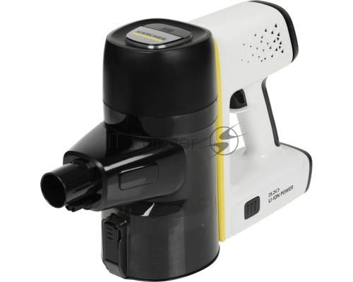 Пылесос вертикальный/ручной Karcher VC 6 Cordless ourFamily белый/чёрный, питание от аккумулятора, 250 Вт, уборка сухая, пылесборник 0.8 л, работа от АКБ max - 50 мин