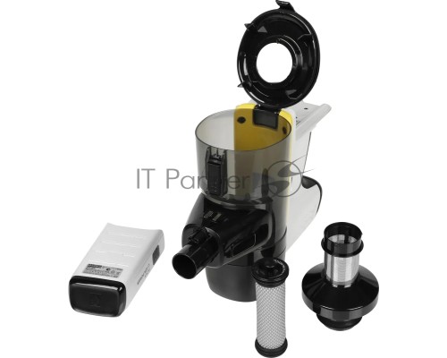 Пылесос вертикальный/ручной Karcher VC 6 Cordless ourFamily белый/чёрный, питание от аккумулятора, 250 Вт, уборка сухая, пылесборник 0.8 л, работа от АКБ max - 50 мин