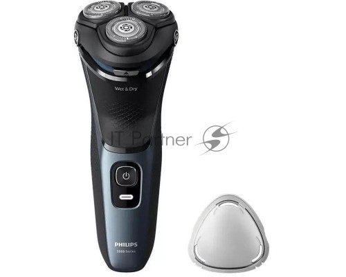 Электробритва Philips S3144/00 черный/синий