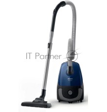 Пылесос Philips FC8240/09 синий/черный, 900 Вт, уборка сухая, пылесборник мешок, 3 л