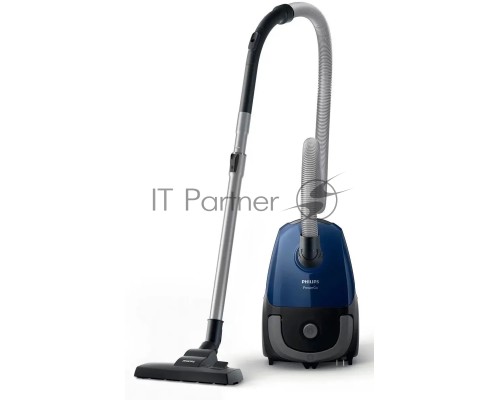 Пылесос Philips FC8240/09 синий/черный, 900 Вт, уборка сухая, пылесборник мешок, 3 л