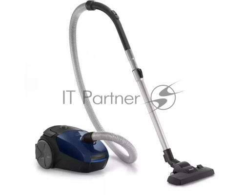 Пылесос Philips FC8240/09 синий/черный, 900 Вт, уборка сухая, пылесборник мешок, 3 л