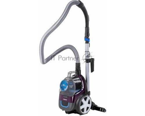 Пылесос Philips FC9333/09 фиолетовый, 750/900 Вт, уборка сухая, пылесборник контейнер, 1.5 л