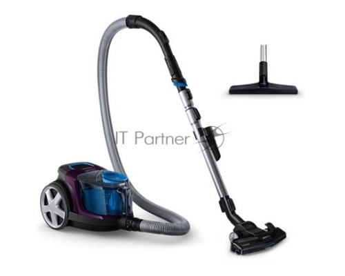 Пылесос Philips FC9333/09 фиолетовый, 750/900 Вт, уборка сухая, пылесборник контейнер, 1.5 л