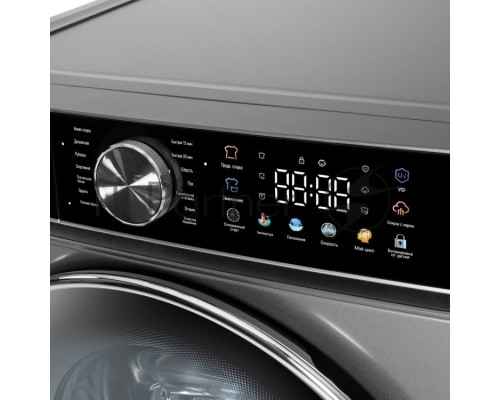 Стиральная машина Бирюса WM-SC914/15 S хромированный металлик, загрузка фронтальная 9 кг, 1400 об/мин, класс А+++