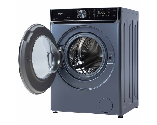 Стиральная машина Бирюса WM-SC914/15 W перламутровый синий, загрузка фронтальная 9 кг, 1400 об/мин, класс А+++