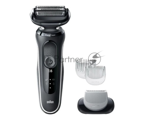 Электробритва Braun 51-W1600s белый/черный