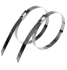 Rexant (07-0118-10) Стяжка кабельная стальная (304) 100x4,6мм (10 шт/уп)