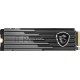 Твердотельный накопитель M.2 2280 2TB MSI SPATIUM M480 Pro PLAY Client SSD PCIe Gen4x4 with NVMe, 7400/7000, IOPS 1000/1000K, MTBF 1.6M, 3D NAND, 2GB, 1400TBW, 0,38DWPD, Heatsink, RTL