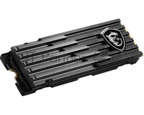 Твердотельный накопитель M.2 2280 2TB MSI SPATIUM M480 Pro PLAY Client SSD PCIe Gen4x4 with NVMe, 7400/7000, IOPS 1000/1000K, MTBF 1.6M, 3D NAND, 2GB, 1400TBW, 0,38DWPD, Heatsink, RTL